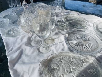 Glass candy decoration for parties