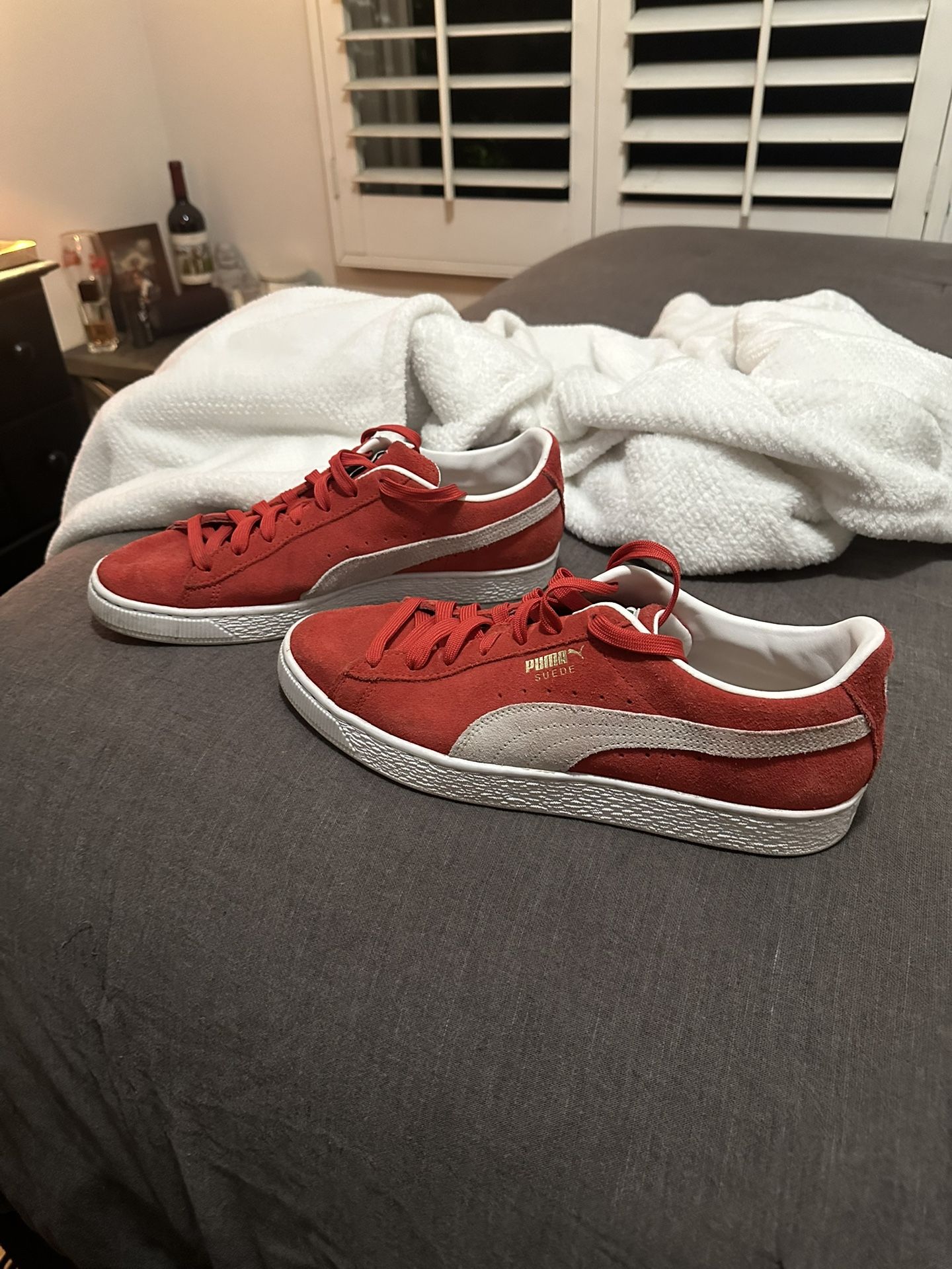 Puma Suede Red Sneakers