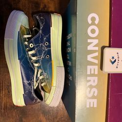 Converse Pigalle x Chuck 70 Low 'Lightning Storm’ Size 8.5 Original Box