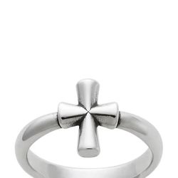 Sterling Silver James Avery Cross Ring Size 6.5 RETIRED