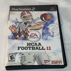 NCAA Football 11 (Sony PlayStation 2, 2010) PS2 Game Complete CIB Tested