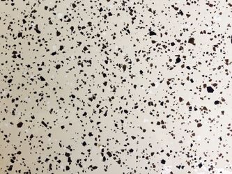 Epoxy with color flakes