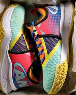 AND 1 Charge TPR Sneakers Men Size 10.5 (US) LowTop NWB Multi-Color AD90201MFOZ