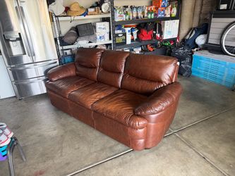 Leather couch