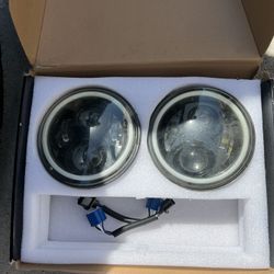 Jeep Halo Headlights 
