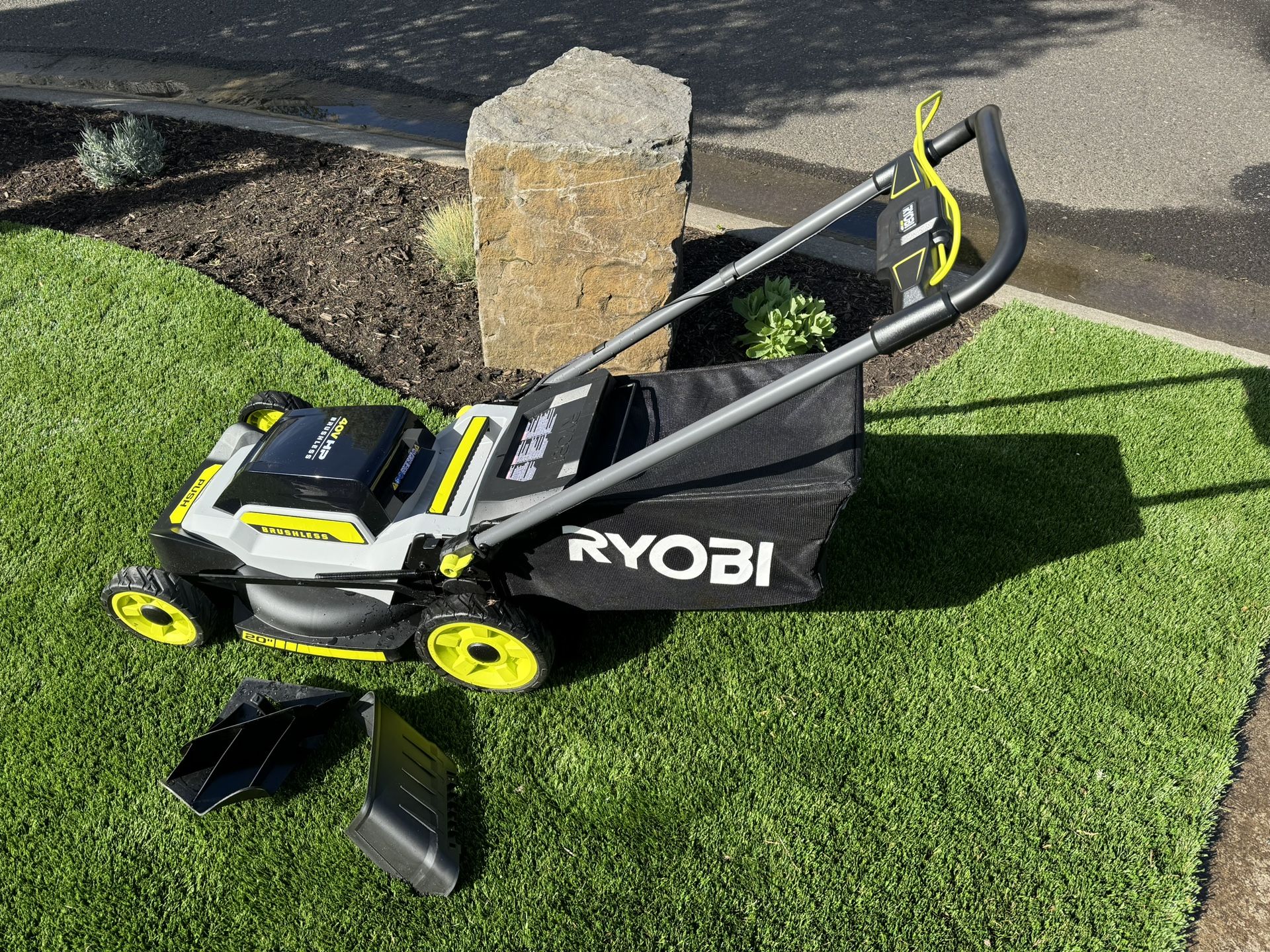 Ryobi 40V HP Brushless Lithium Battery Lawn Mower (No Battery)