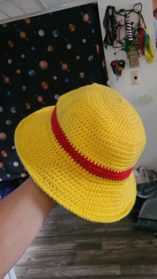 Crochet Luffy Hat