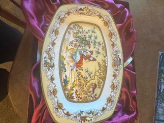 Jingdezhen porcelain platter Chinese