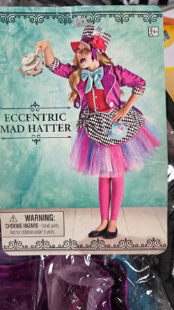 Eccentric mad hatter costume