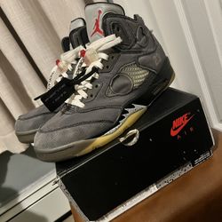 Jordan 5 Off White Size 12 