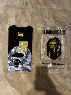 Black Grey Camo Bape