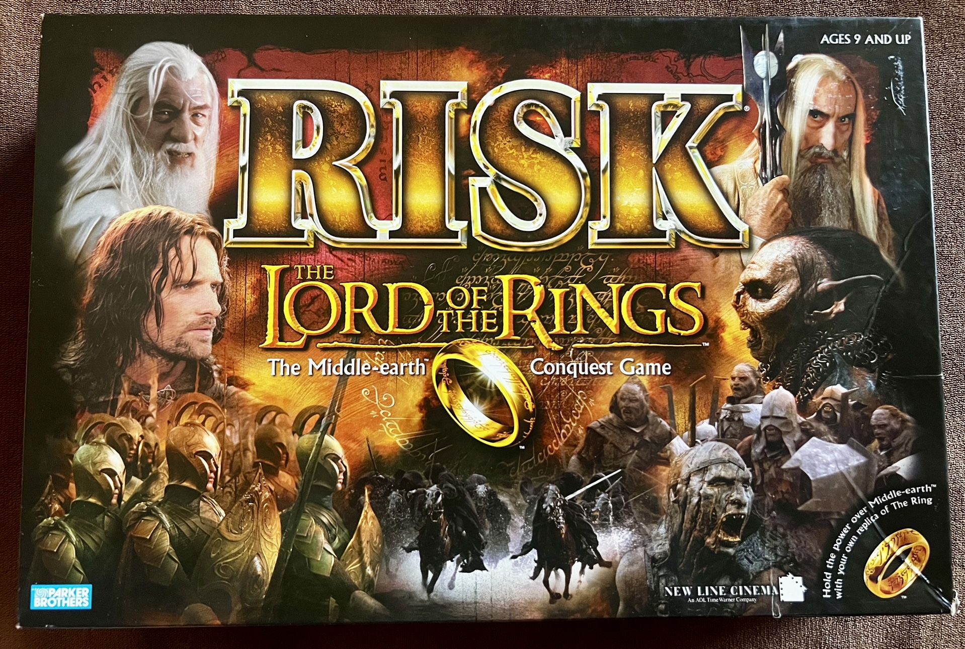 RISK Lord of the Rings Middle Earth Conquest Board Game