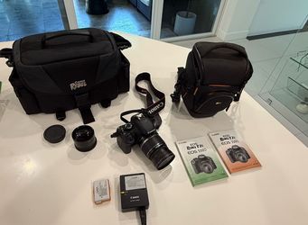Canon DSLR Camera Bundle – Great Condition