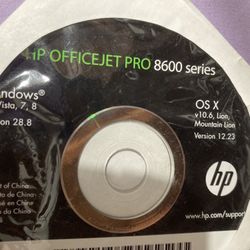 hp OFFICEJET PRO 8600 series CD 