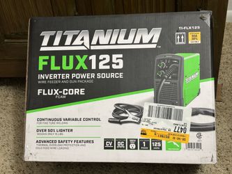 TITANIUM Easy-Flux 125 Amp Welder — NOTE: NOT WORKING / PARTS ONLY