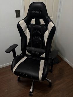 Emerge Gaming Chair Black and White