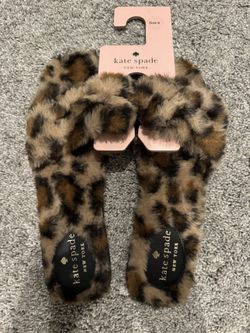 Kate Spade Leopard Slippers