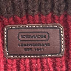 Coach Scarf 100% Wool