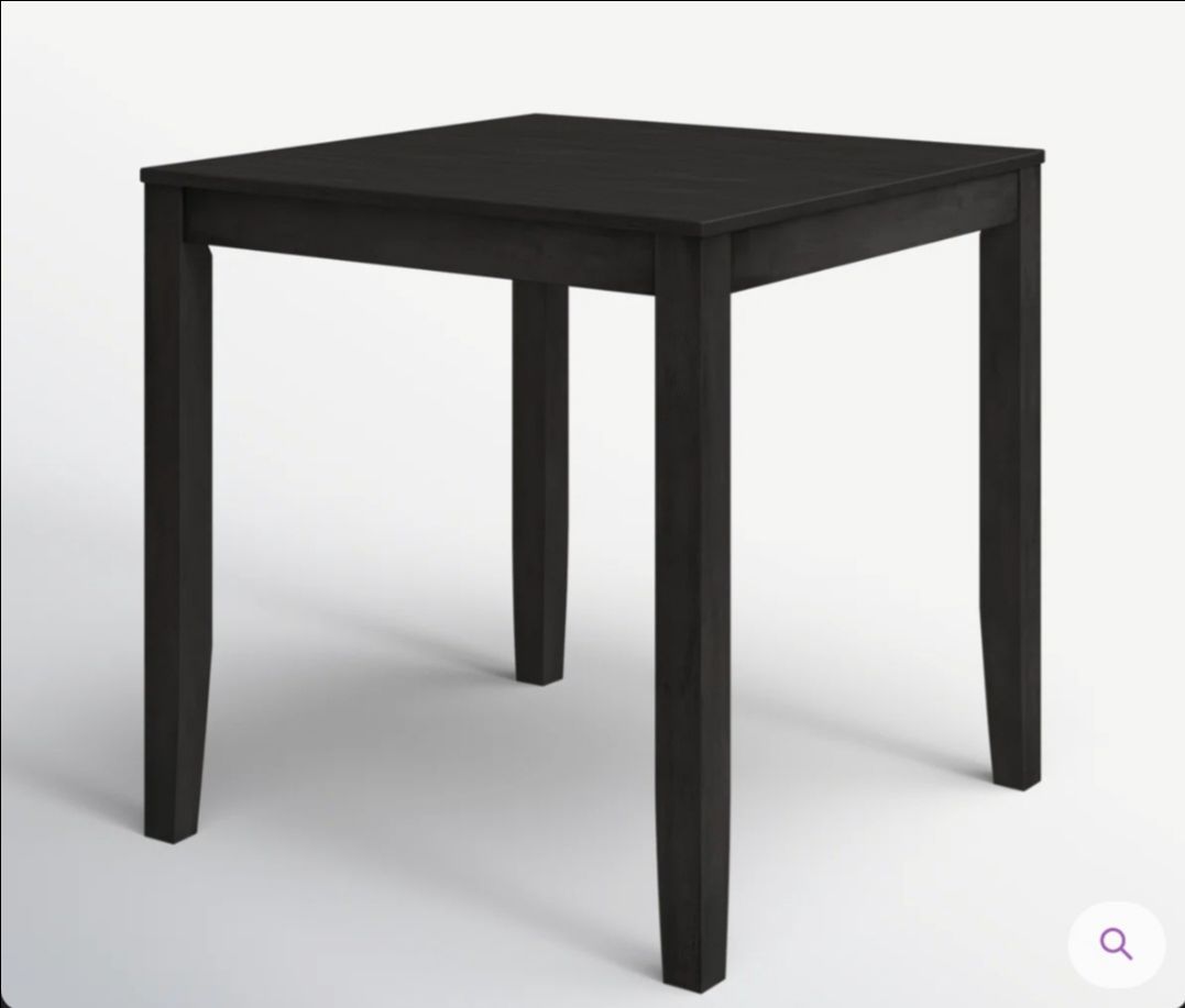 LARGE SQUARE TABLE WITH 1 SEAT (SOLD AS IS TABLE NEEDS BOLTS)