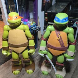 COLOSSAL Leonardo 48" 4ft Tall Leo Teenage Mutant Ninja Turtles Jakks Pacific