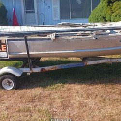 14ft Aluminum Boat And Trailer
