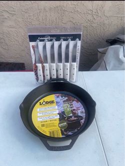Lodge Cast Iron Seasoned 12" Dual Handle Pan-Savor