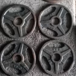 TSA Weight Plates 10lbs × 4