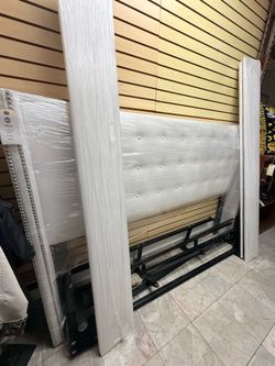 White tufted king bed - 20% OFF OFFER!!!