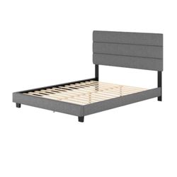 Queen Grey Bed Frame 