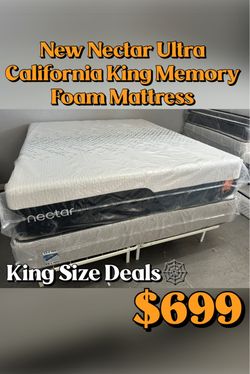 New Nectar Ultra California King Memory Foam Mattress