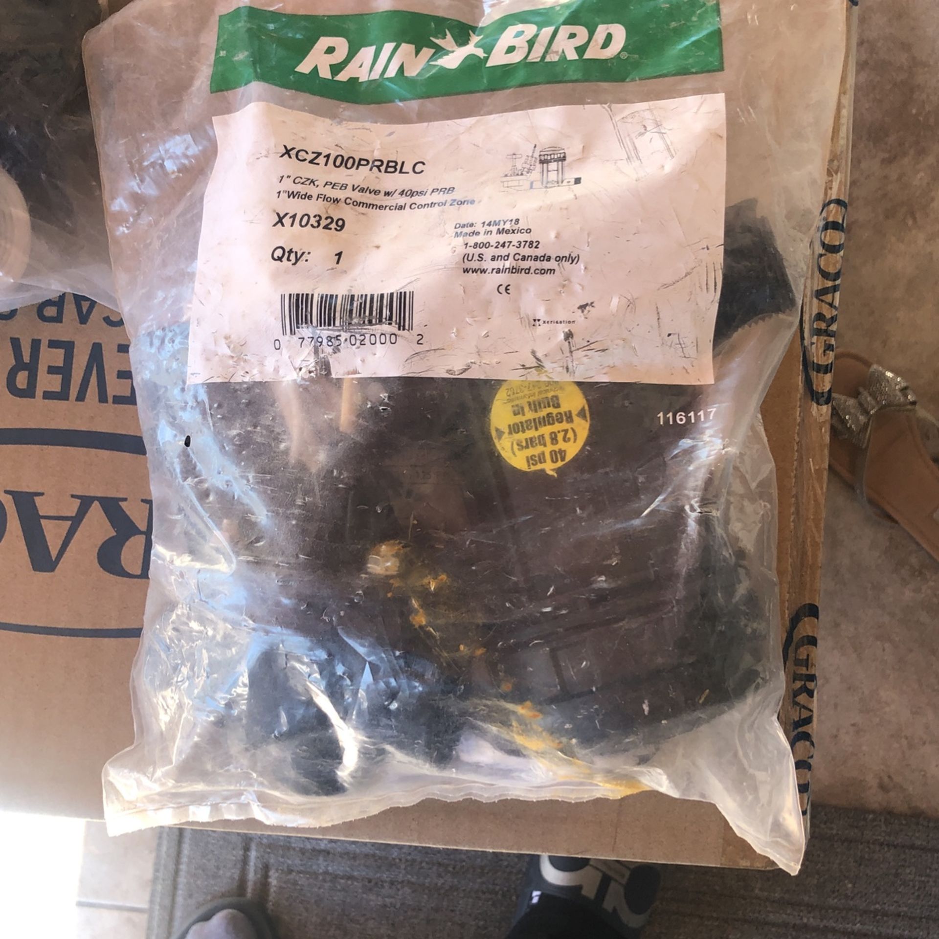 Rain Bird 20 gpm Stainless Steel Control Zone Kit Part #RAIXCZ100PRBLC | Item #4714070 | Manufacturer Part #X10329