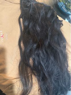 Wavy Hair Extensions. Usadas