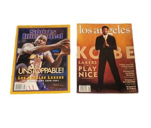 Sports Illustrated Back to Back Los Angeles Lakers Champion Shaq + Kobe Magazine

