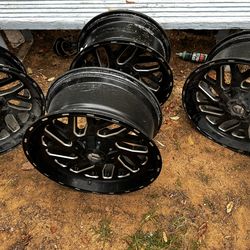 20×21 Fuel Rims – Black, 6-lug, Used