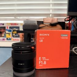 Sony 11mm f1.8 E Mount (like new)