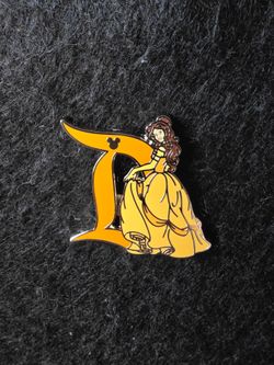 Belle Disney D Pin