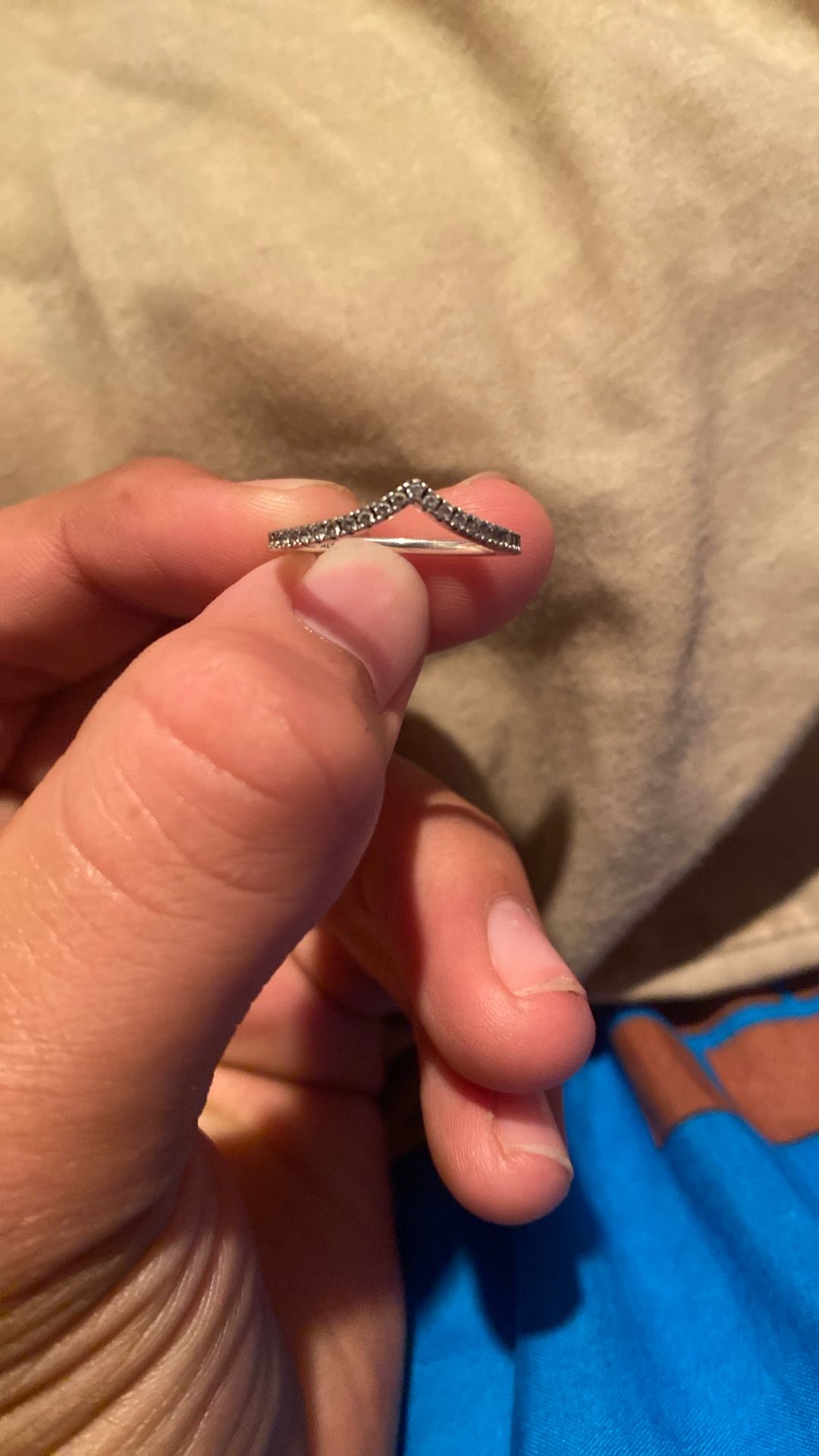 Pandora Wishbone Ring