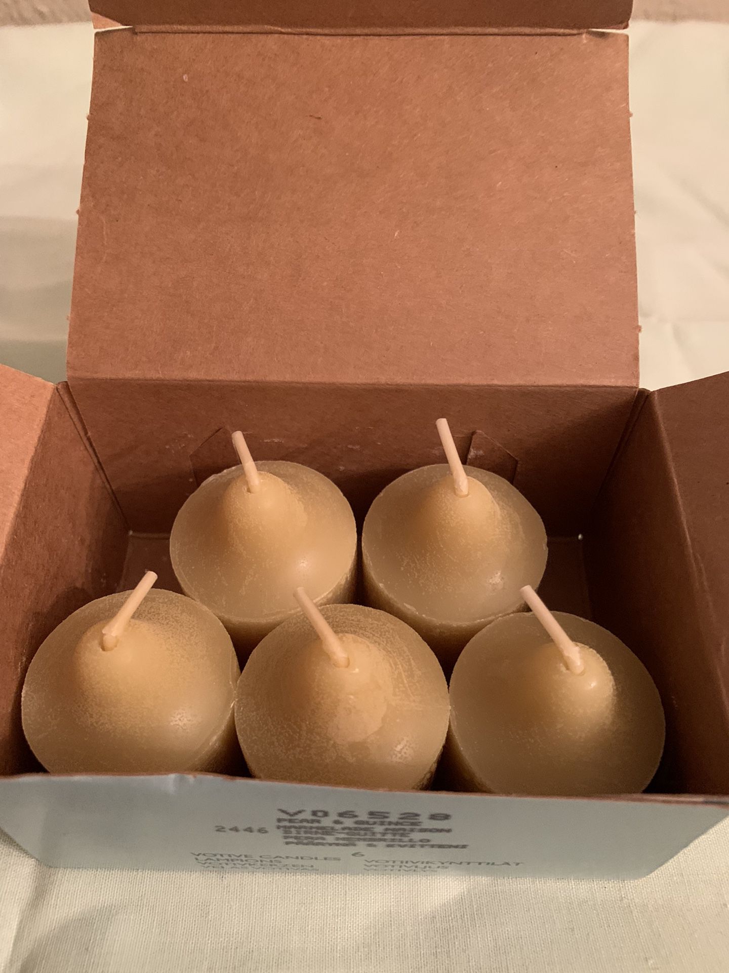 Pear & Quince Votives By PartyLite 