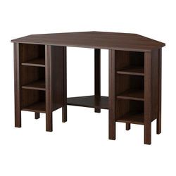 IKEA BRUSALI Corner desk, Brown  47¼×28¾", 503.049.90 - BRAND NEW IN ORIGINAL PACKAGE