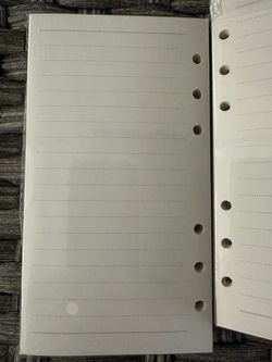 A6 line paper, 10 packages of 100 sheets