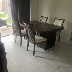 Dining set with chairs