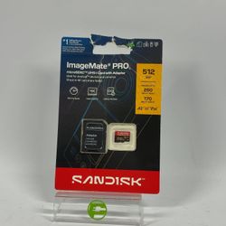 New SanDisk ImageMate Pro 512GB 30MB/s U3 SDXC Card 4K