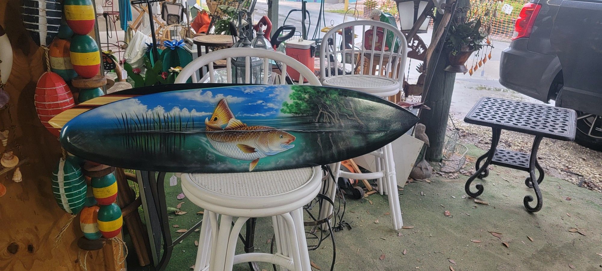 Surfboard Fresh Water Scene