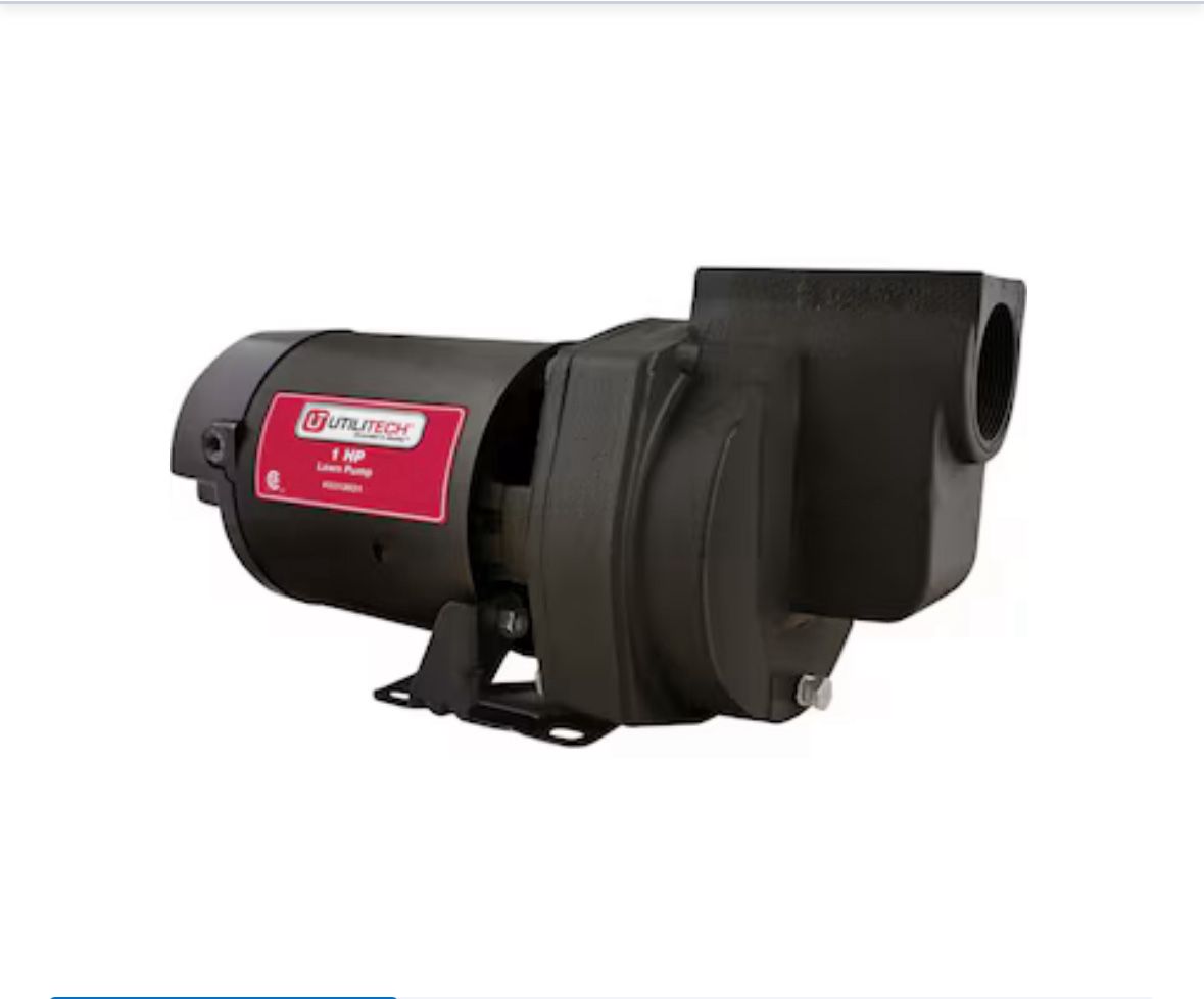 2HP Utilitech Well Pump / Lawn Pump