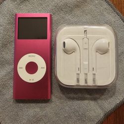 iPod Nano Pink (2nd Gen) / 4GB / MA489LL/A A1199 TESTED