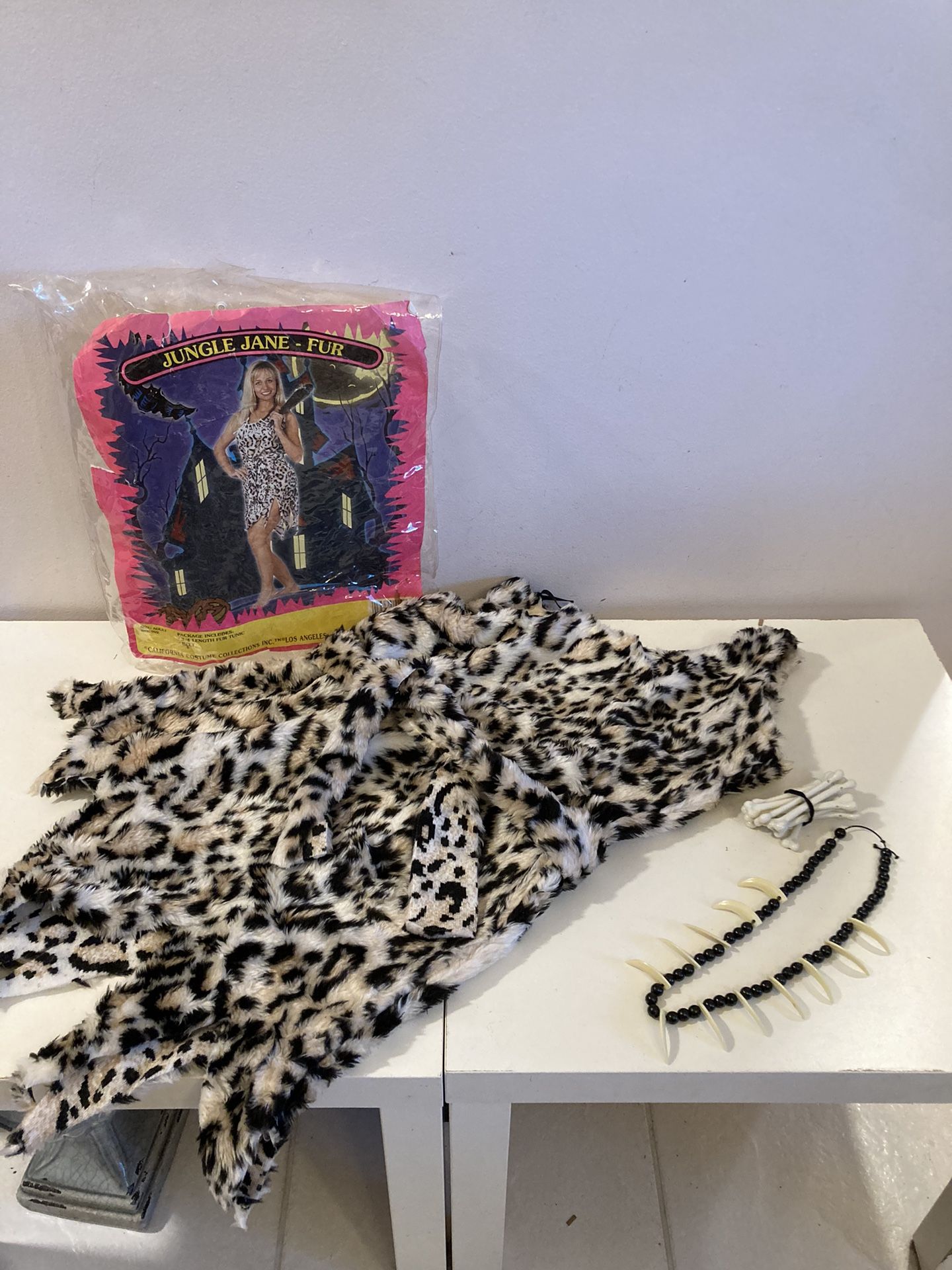 ADULT Jungle Jane Cave Woman Fur Costume | One Size Fits Most | Halloween