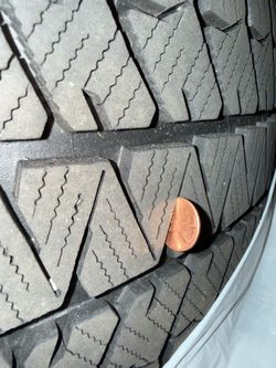 Bridgestone studless  blizzak tires (4) 225/55R17 97H