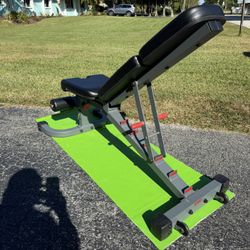 XMark 1500 Pound Flat, Incline, Decline Fully Adjustable Heavy Duty Weight Bench XM-7604