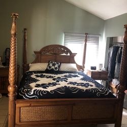 King Wooden Bed Frame 