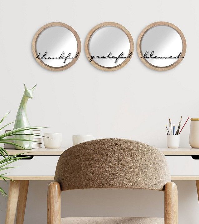 Wall Mirror 3pc Set